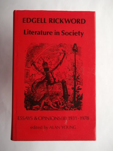 Beispielbild fr Literature in Society: Essays and Opinions, 1931-78 (Volume 2) zum Verkauf von Anybook.com