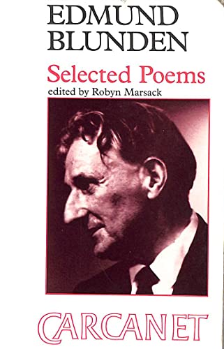 Stock image for Edmund Blunden: Selected Poems for sale by Arundel Books