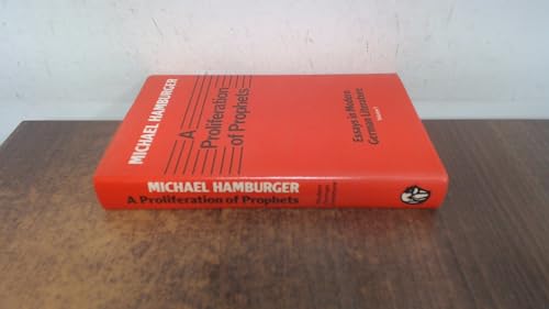 German Literature from Nietzsche to the Present Day (9780856354670) by Hamburger, Michael