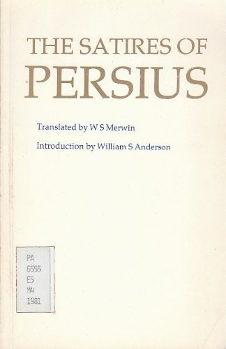 Stock image for Satires of Persius for sale by Bookbid