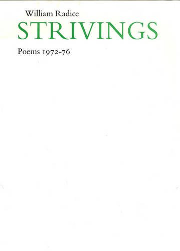 Stock image for Strivings : poems, 1972-1976 for sale by Cotswold Internet Books