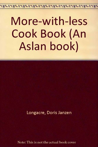 Stock image for More-with-less Cook Book for sale by WorldofBooks