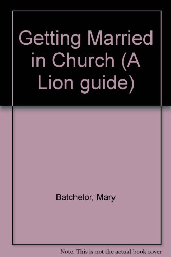 Imagen de stock para Getting Married in Church