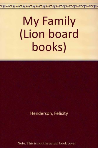 Imagen de stock para My Family (Lion board books)