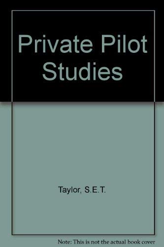 Beispielbild fr Private Pilot Studies zum Verkauf von AwesomeBooks