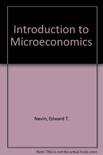 Stock image for Introduction to Microeconomics for sale by Goldstone Books