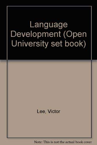 9780856648281: Language Development (Open University set book)