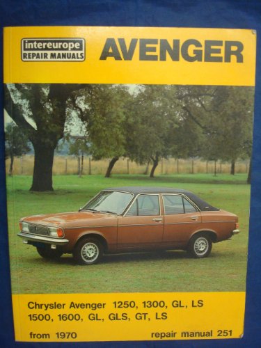 Stock image for AVENGER CAR REPAIR MANUAL. for sale by Cambridge Rare Books