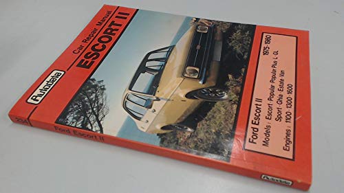 Imagen de archivo de Ford Escort II 1975-80 Workshop Manual a la venta por Goldstone Books