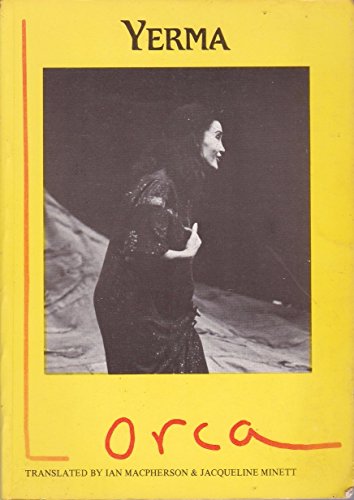 Beispielbild fr Lorca: Yerma (Aris & Phillips Hispanic Classics) zum Verkauf von WorldofBooks