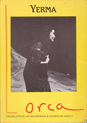 Imagen de archivo de Federico Garcia Lorca: Yerma Lorca: Yerma (Hispanic Classics) a la venta por Ergodebooks