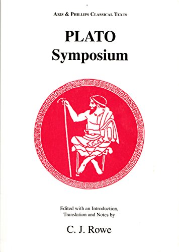 Beispielbild fr Plato: Symposium (Aris and Phillips Classical Texts) zum Verkauf von HPB-Red