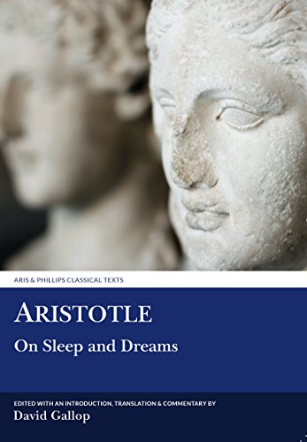 Beispielbild fr Aristotle on Sleep and Dreams zum Verkauf von Blackwell's