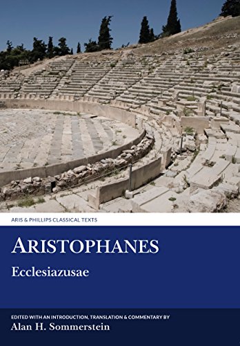 Stock image for Aristophanes: Ecclesiazusae for sale by Better World Books