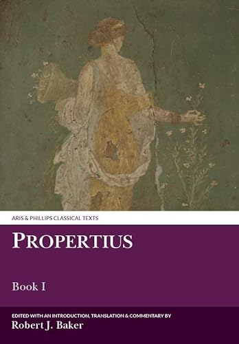 Stock image for Propertius: Bk. 1 for sale by Clement Burston Books