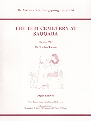 Stock image for The Teti Cemetery at Saqqara: The Tomb of Inumin: Vol 8 for sale by Revaluation Books