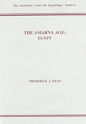 Stock image for The Amarna Age: Egypt (ACE Studies) for sale by Avol's Books LLC