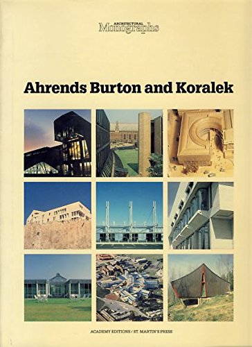 Beispielbild fr Ahrends, Burton and Koralek zum Verkauf von B-Line Books