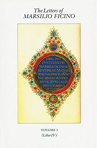 9780856830457: The Letters of Marsilio Ficino: Volume 3