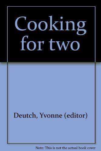 Beispielbild fr Cooking for two zum Verkauf von WorldofBooks