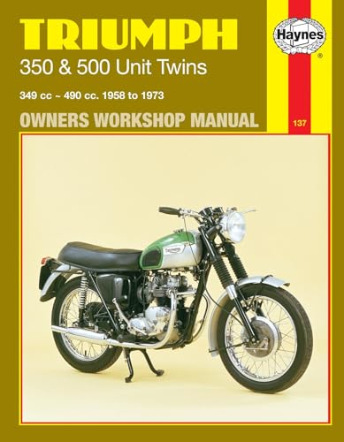 Triumph 350 & 500 Unit Twins, 1958-73 (Owners' Workshop Manual) (Haynes Repair Manuals) (9780856961373) by Haynes
