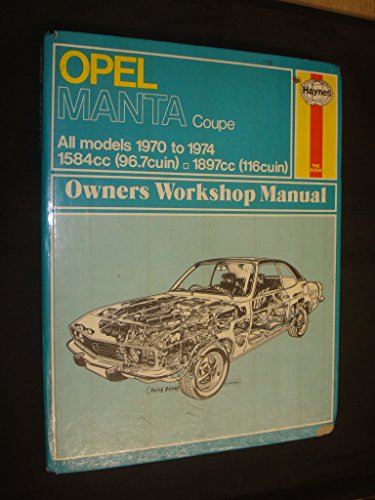Beispielbild fr Opel Manta Coupe 1970-1974 zum Verkauf von HPB-Emerald
