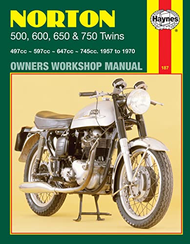 Norton 500, 600, 650 & 750 Twins (57 - 70) Haynes Repair Manual (9780856961878) by Haynes