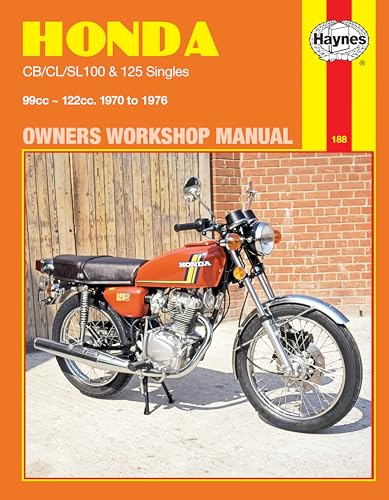 Imagen de archivo de Honda 100/125 Single Cylinder Models Owners Workshop Manual, 1970 to 1976 a la venta por GreatBookPrices