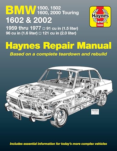 BMW 1500, 1502, 1600, 1602, 2000 & 2002 (59 - 77) Haynes Repair Manual (9780856962400) by Haynes