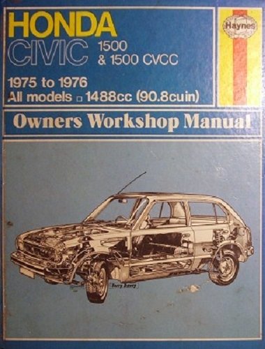 Beispielbild fr Honda Civic 1500 & CVCC Owners Workshop Manual zum Verkauf von Wm Burgett Bks and Collectibles