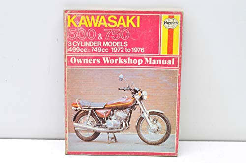 Imagen de archivo de Kawasaki 500 and 750 3 Cylinder Models Owners Workshop Manual . a la venta por Blackwell's