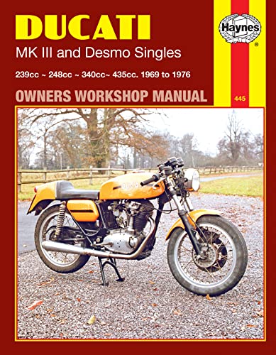 9780856964459: Ducati MK III and Desmo Singles Owners Workshop Manual: 239cc, 248cc, 340cc, 435cc, 1969 to 1976