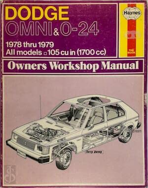 Stock image for Dodge Omni Owners Workshop Manual 4-Door & 024 2-Door 1978 thru 1979 for sale by NWJbooks