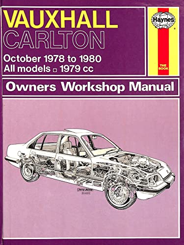 Stock image for Vauxhall Carlton October 1978 to 1980 All Models 1979cc for sale by J J Basset Books, bassettbooks, bookfarm.co.uk