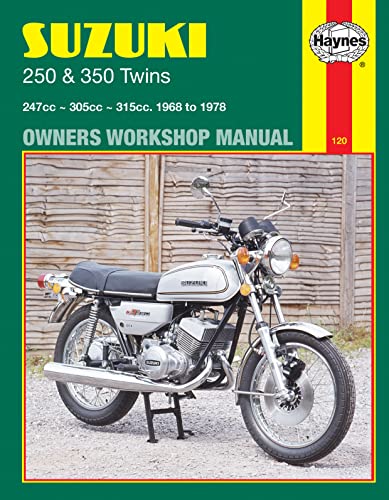 Stock image for Haynes Suzuki 250 & 350 Twins Owners Workshop Manual/247Cc-305Cc-316Cc/1968 to 1978 for sale by Ria Christie Collections