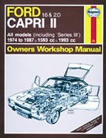 9780856965173: Ford Capri II 1600 & 2000 1974 to 1979 Owners Workshop Manual