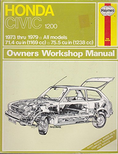 Haynes Honda Civic 1200, 1300 Manual No. 160: 1973-1979 (Haynes Repair Manuals)