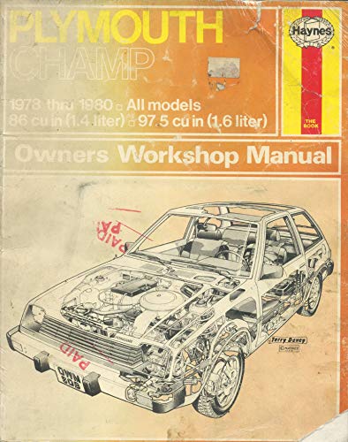 Plymouth Champ Owner's Workshop Manual (9780856966088) by Haynes