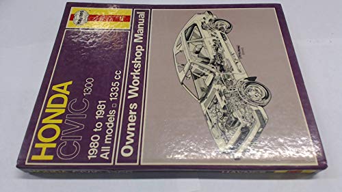 Honda Civic 1300 Owner's Workshop Manual