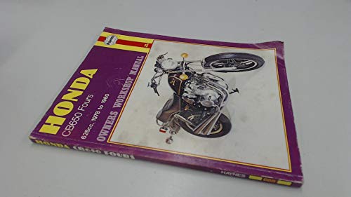 Honda Cb650 Fours Owners Workshop Manual 1978-1980/No. 665 (9780856966651) by Meek, Martyn; Haynes, John Harold