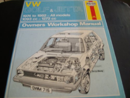 Stock image for Haynes Manual 716 - Volkswagen Golf and Jetta Owner's Workshop Manual (1982) for sale by WorldofBooks