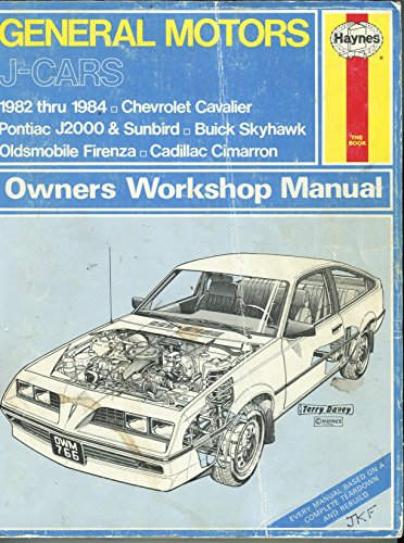 Stock image for General motors J-Cars owners workshop manual (Haynes owners workshop manual series) for sale by BOOK'EM, LLC