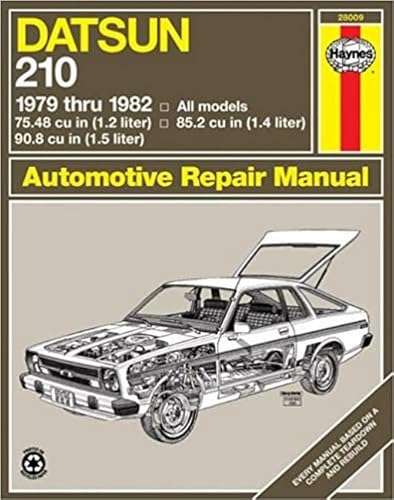 Haynes Repair Manual - Datsun 210 1979 thru 1982