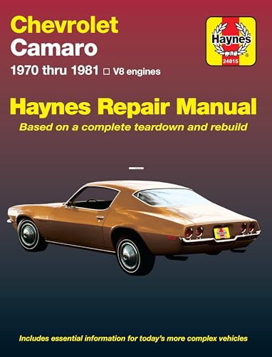 Imagen de archivo de Chevrolet Camaro (70-81) Haynes Repair Manual (Haynes Repair Manuals) a la venta por -OnTimeBooks-