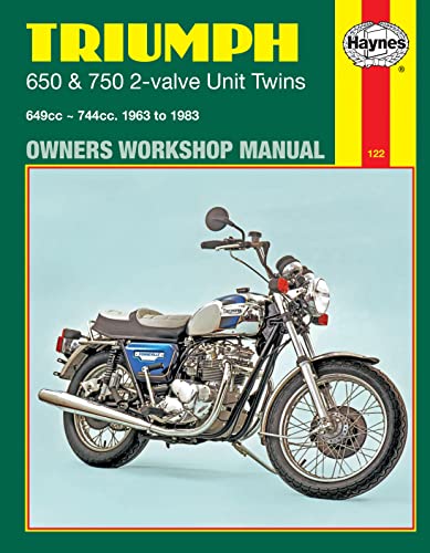 9780856968907: Triumph 650 & 750 2-Valve Unit Twins 649cc - 744cc, 1963 to 1983, Owners Workshop Manual