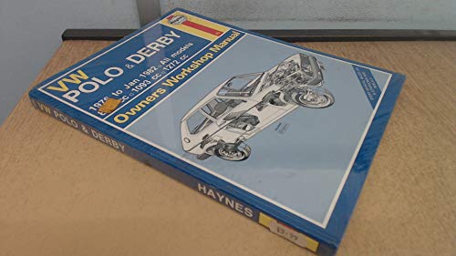 Stock image for Volkswagen Polo and Derby 1976-82 Owner's Workshop Manual;MODELS COVERED POLO BASIC,N,L,LS,GLS;DERBY S,LS,GLS;AUDI 50 BASIC,LS,GL;FORMEL E VERSION; WITH 895,1093 & 1272CC.ENGINES.TO JANUARY 1982. for sale by Sarah Zaluckyj