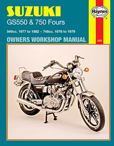 Imagen de archivo de Suzuki GS550 (77 - 82) &amp; GS750 Fours (76 - 79) Haynes Repair Manual a la venta por Blackwell's