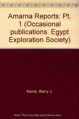 9780856980947: Amarna reports (Occasional publications)