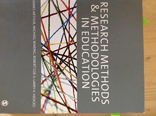 Beispielbild fr Research Methods and Methodologies in Education zum Verkauf von Mispah books