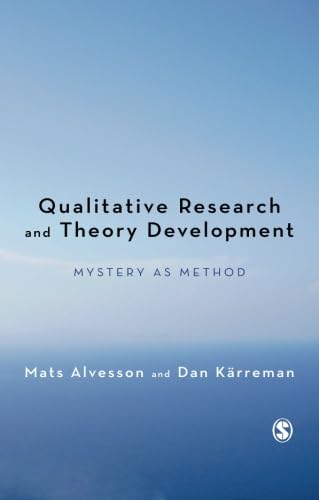 Beispielbild fr Qualitative Research and Theory Development: Mystery As Method zum Verkauf von Great Matter Books